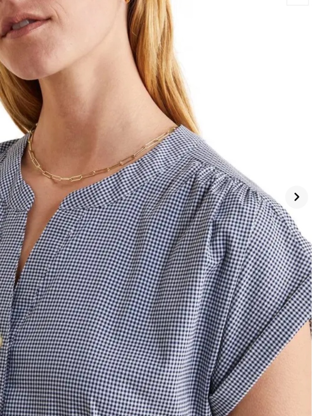 Vineyard Vines gingham Check Harbor performance dress, S, CB2730 - Picture 2 of 6